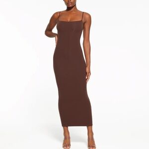 SKIMS FITS EVERYBODY LONG SLIP DRESS